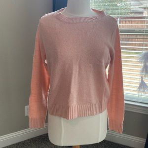 Soft pink sweater